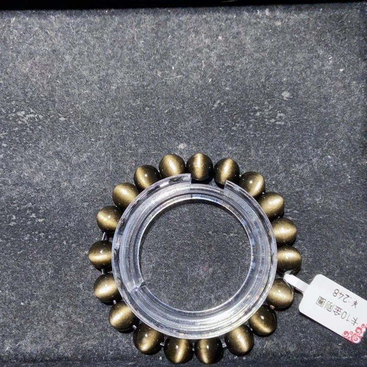 黑曜岩手链未镶嵌宛*