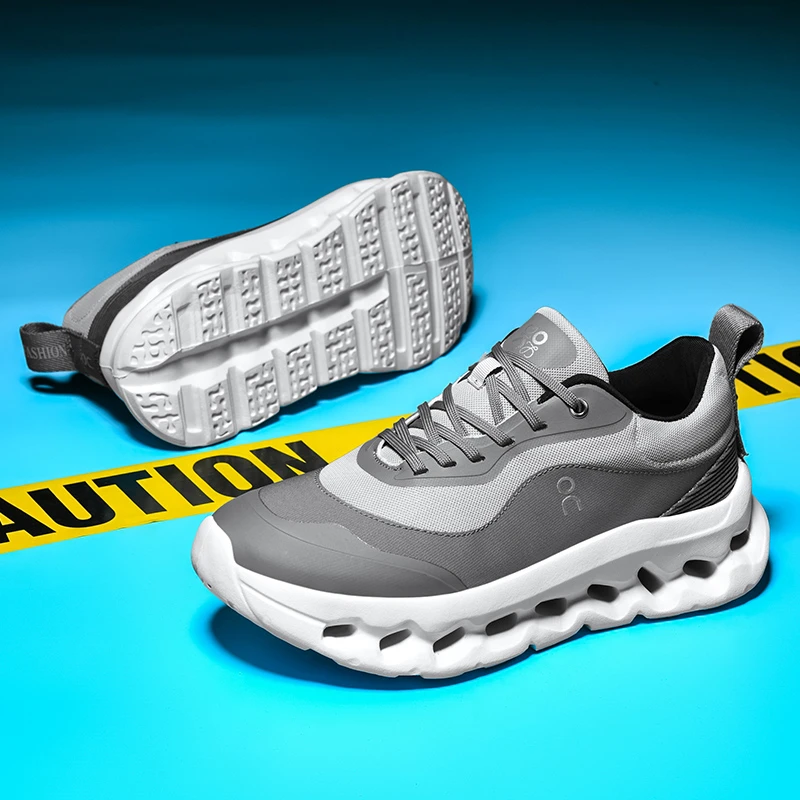 新款男厚底运动鞋防滑时尚缓震慢跑鞋运动潮鞋运动休闲跑步鞋