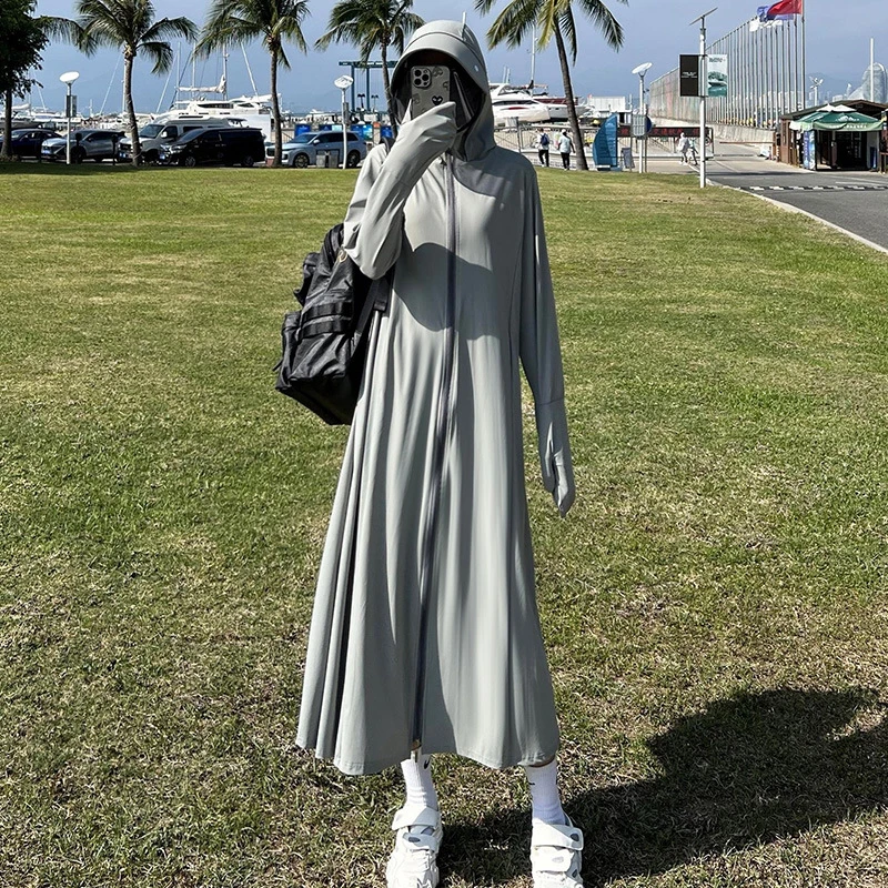 防晒衣新款女款夏季爆款全身防紫外线电动车冰丝专业修身外套正品