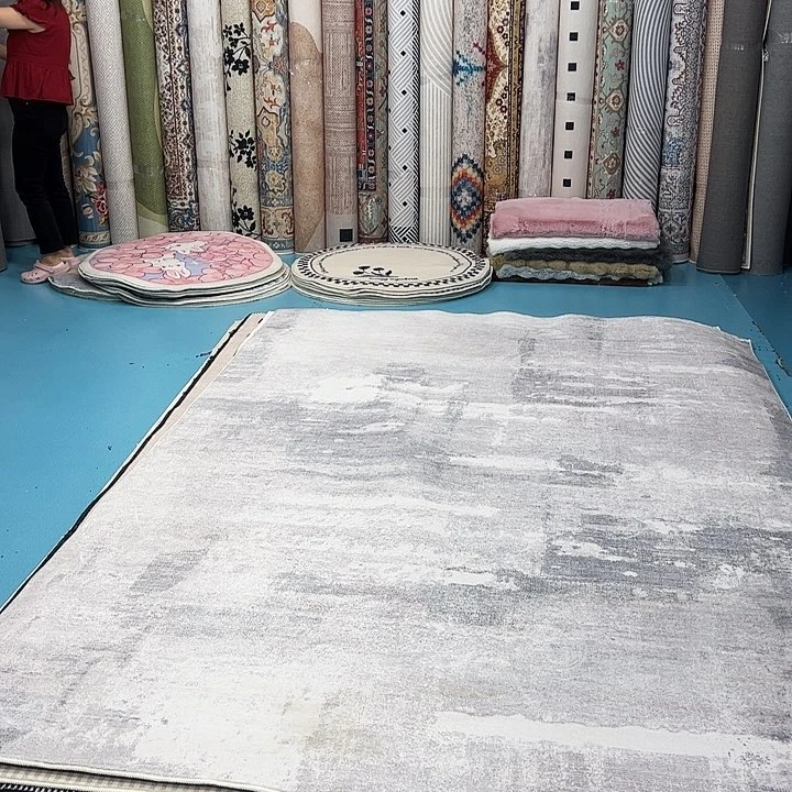 混纺200×300误差±1-3cm精编细砂仿羊绒棉布底微瑕