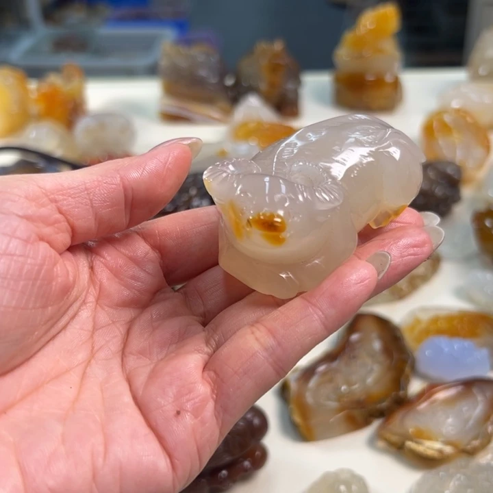 玛瑙/玉髓吊坠(不含链)未镶嵌