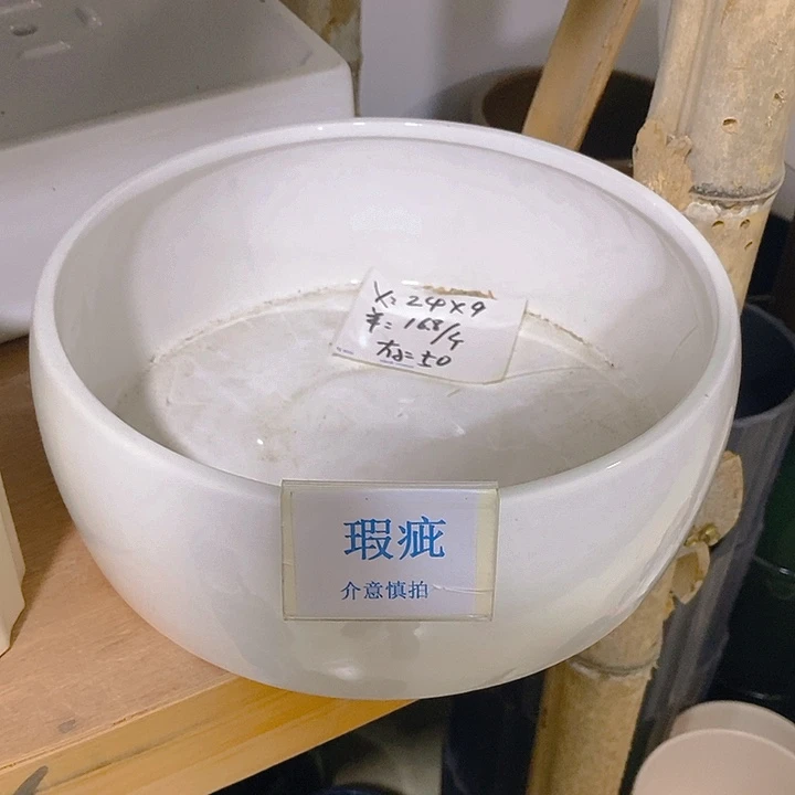 摆件多肉瑕疵盆有孔。