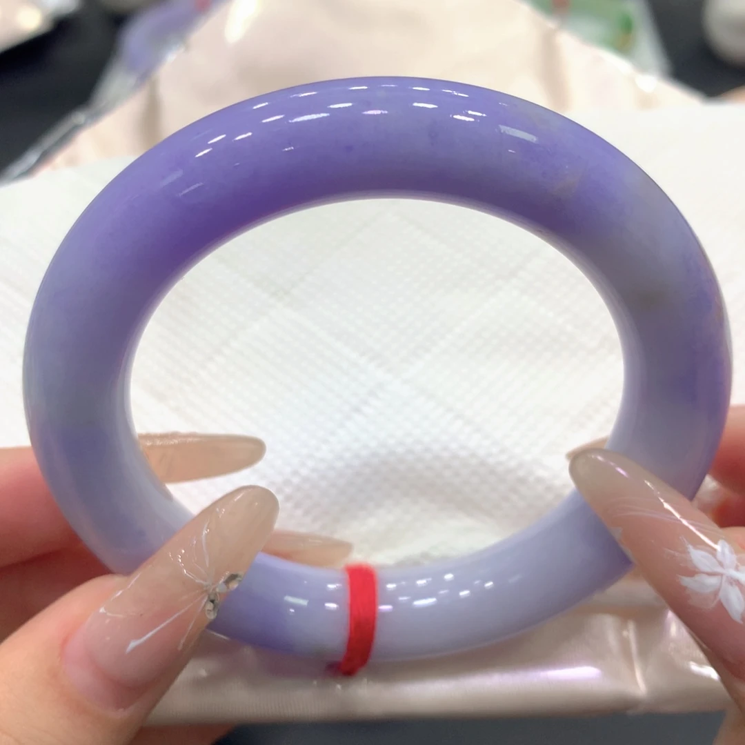 翡翠未镶嵌手镯53圆