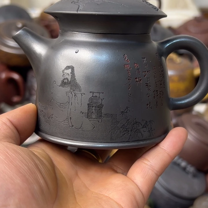 紫砂茶壶紫砂壶扭开裂