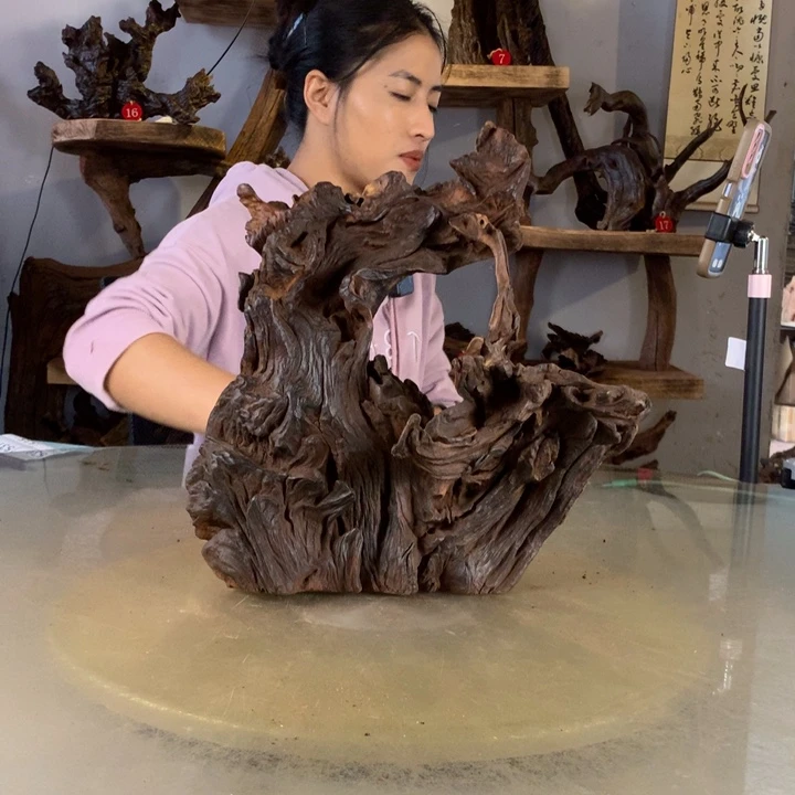 仔***铺天然的云南紫柚木会黄水