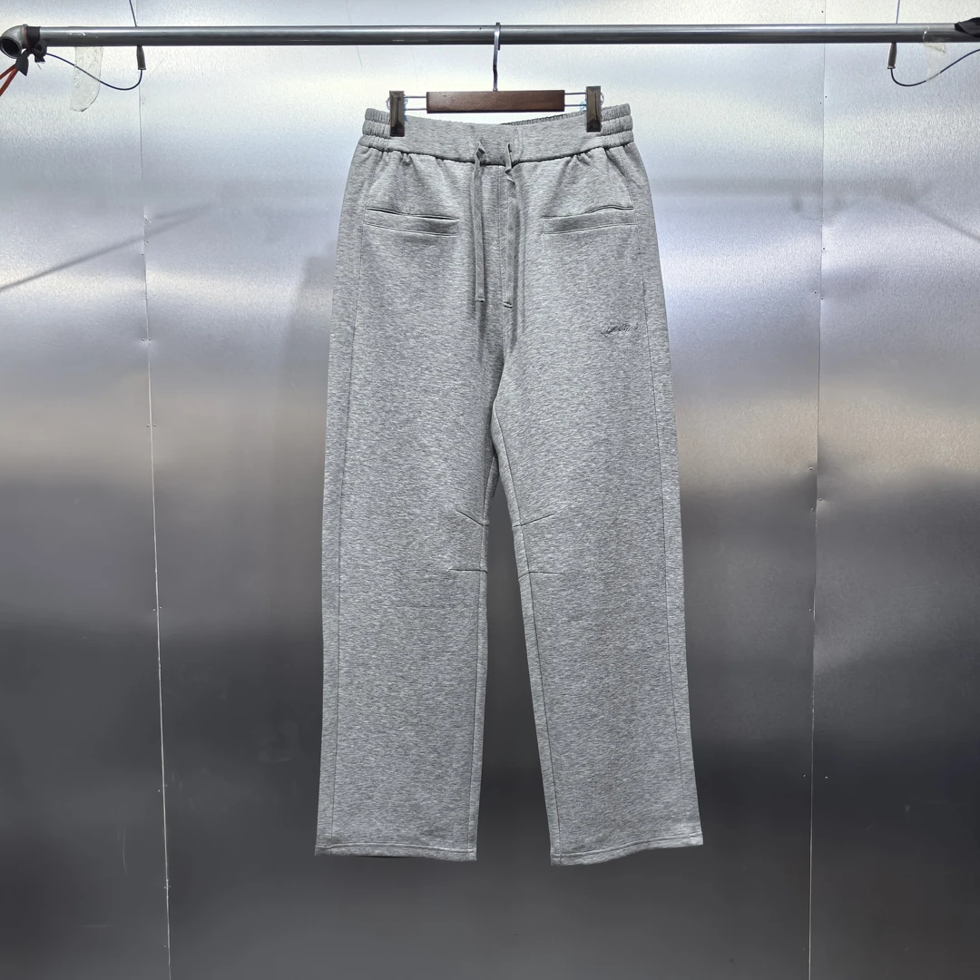 Q02(ST)-53007-BON春秋款宽松打褶空气层休闲裤