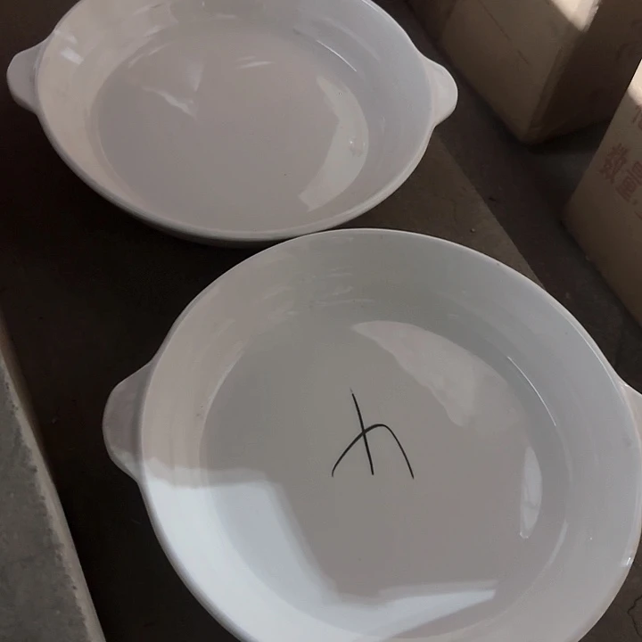 瓷片陶瓷盘子碗啥都有口径23高度4