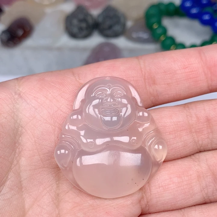 玛瑙/玉髓颈饰未镶嵌古****！