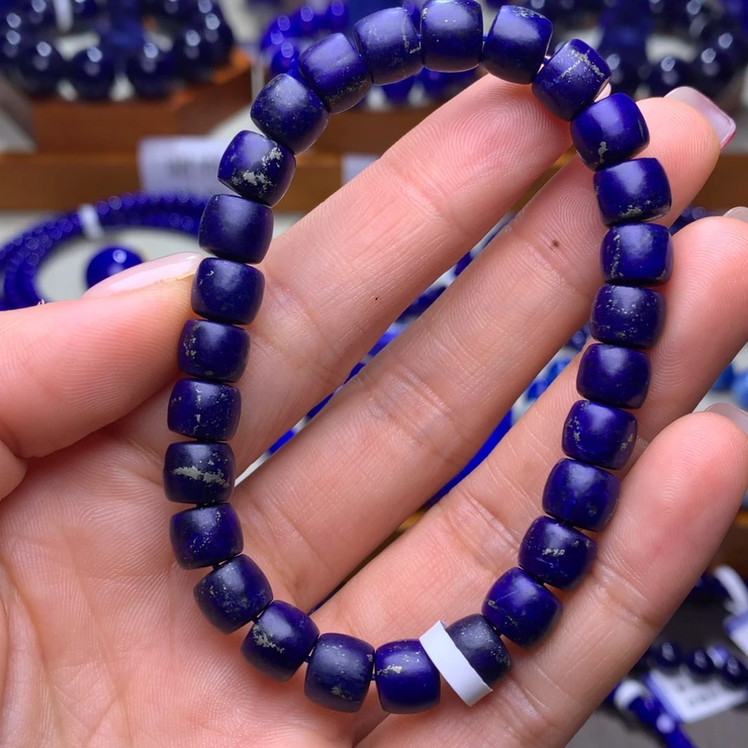 青金石手串未镶嵌8mm2292