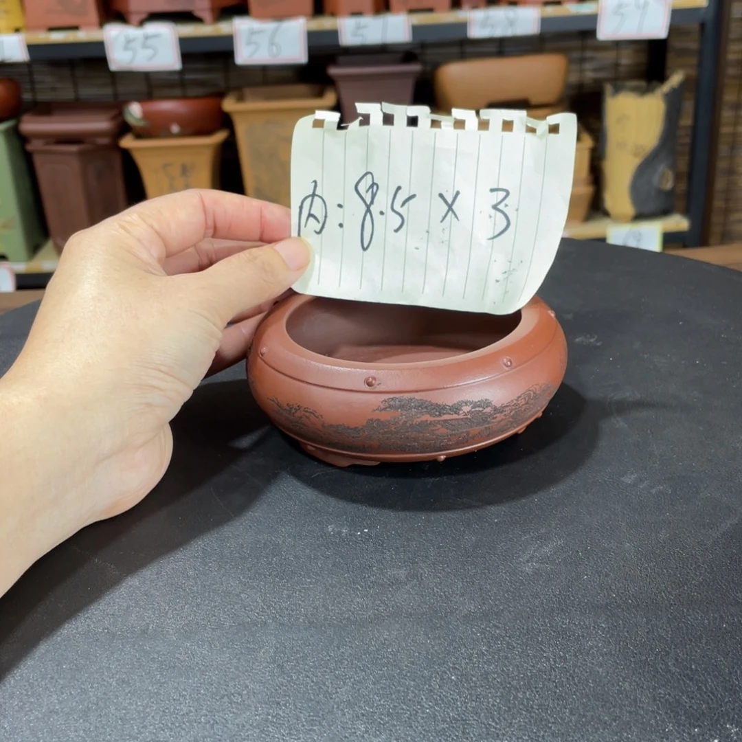 紫砂花盆紫砂杯是