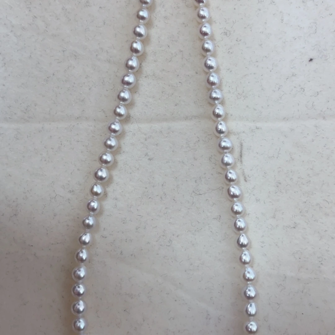 【闪购商品】颈饰银S925镶嵌淡水珍珠4-5