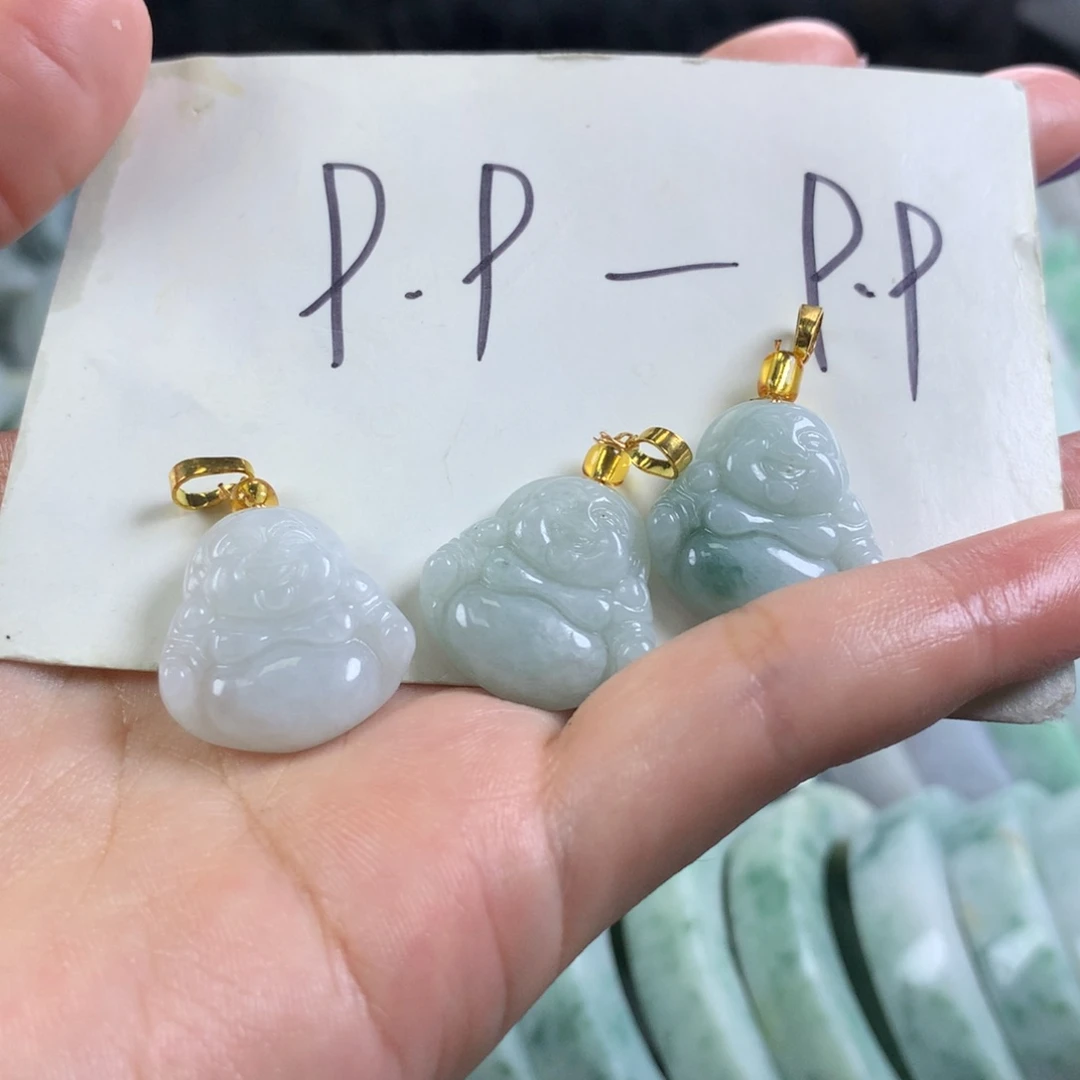 翡翠未镶嵌颈饰多样性发一件