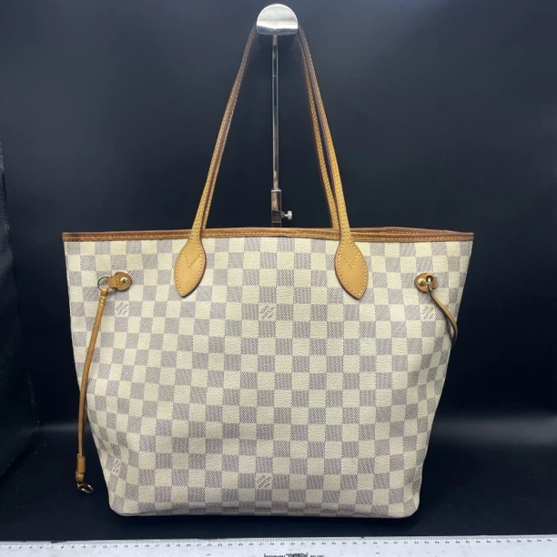 95新 LouisVuitton/路易威登 小蕊 Lv棋盘格nf单肩包/13631