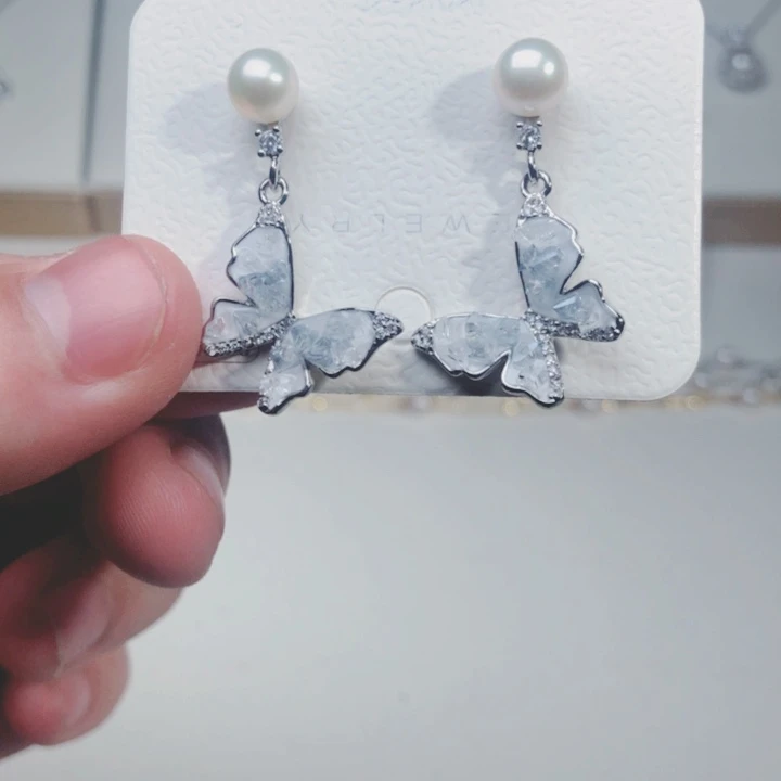 未镶嵌耳饰淡水珍珠