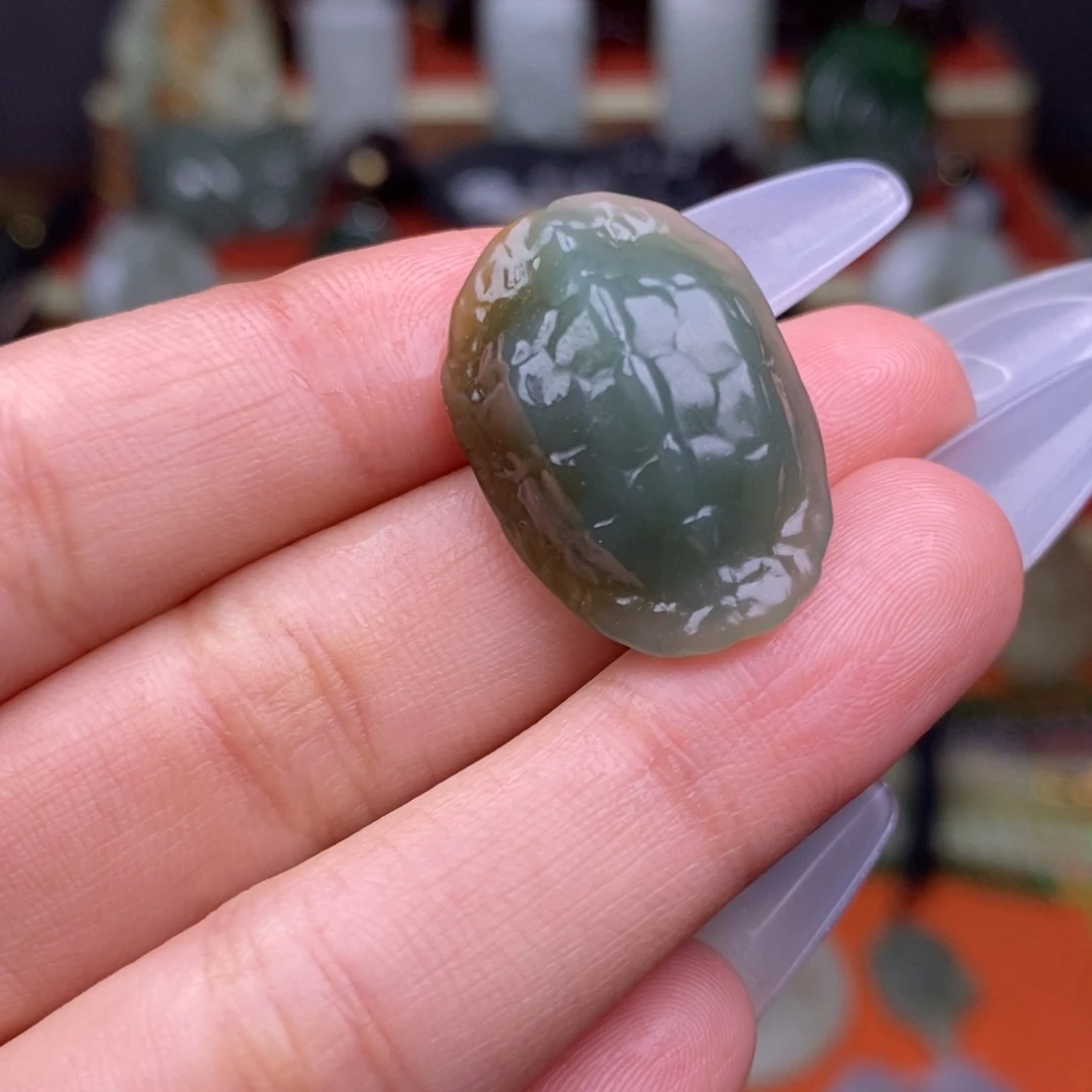 和田玉颈饰未镶嵌穿绳需备注