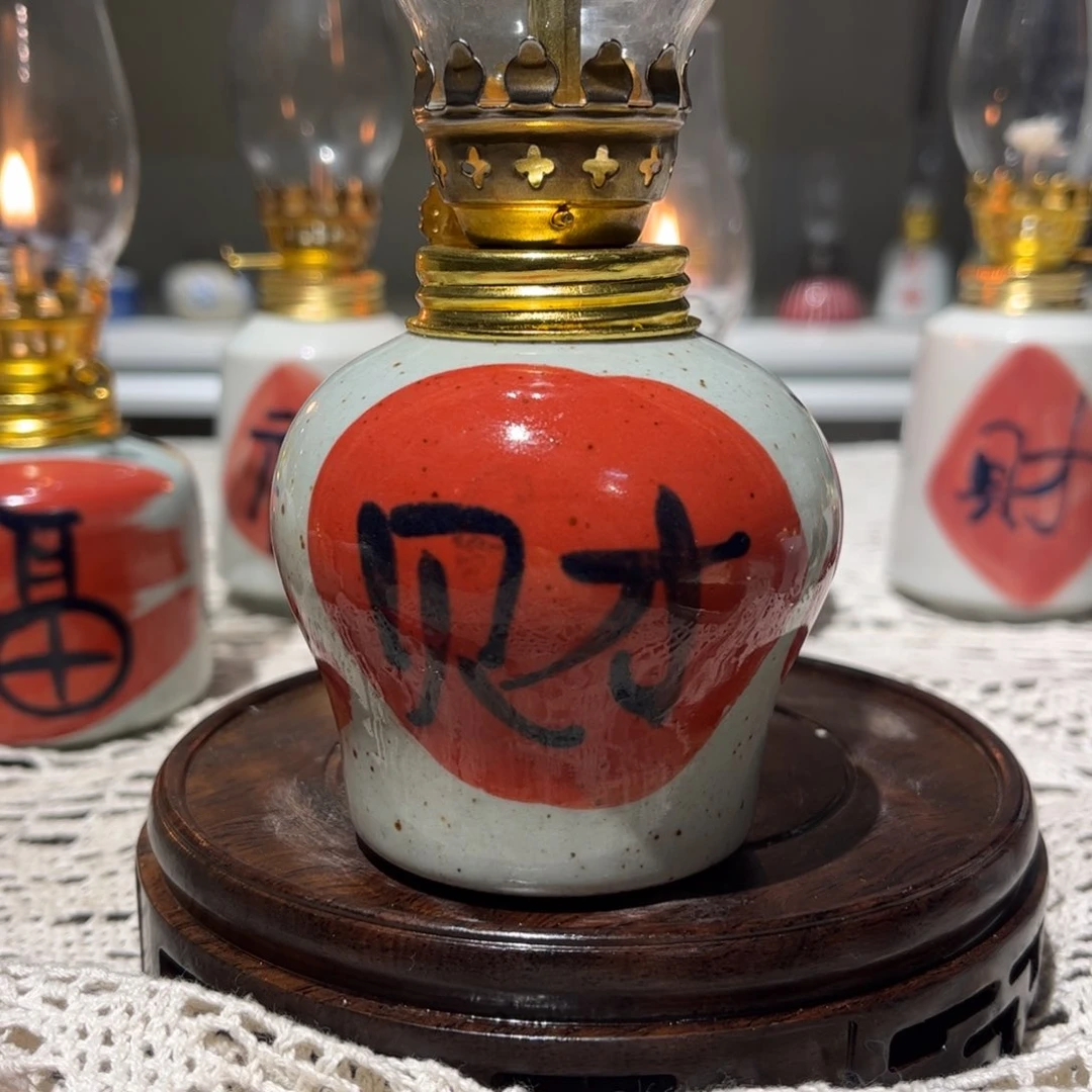 摆件景德镇陶瓷香薰灯