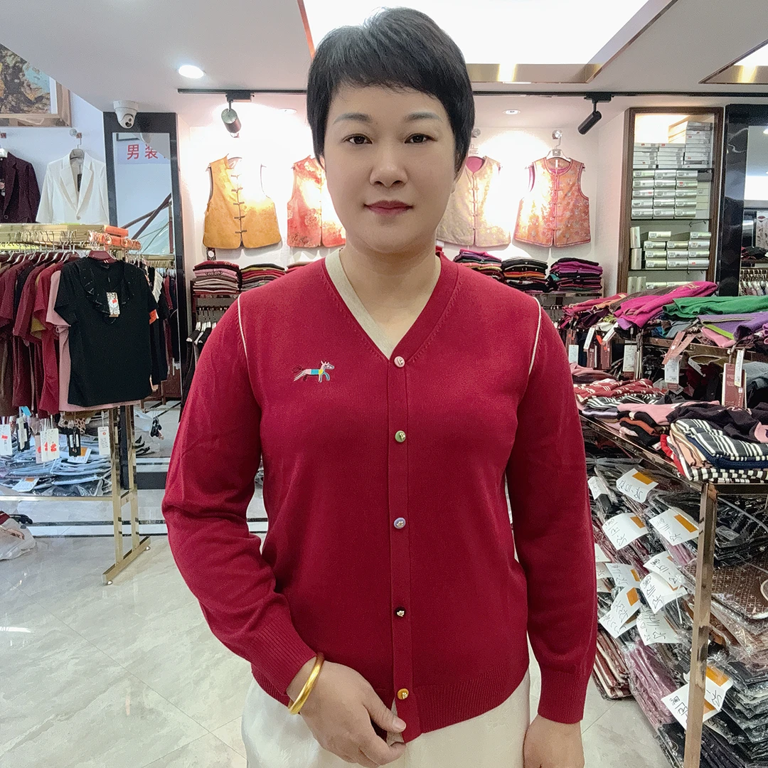 【燕珍时装】2025秋季新款5602时尚百搭气质针织衫 syf