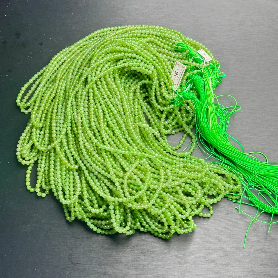 ZBG1293碧玉半成长链（天然珠宝多样性发其一）