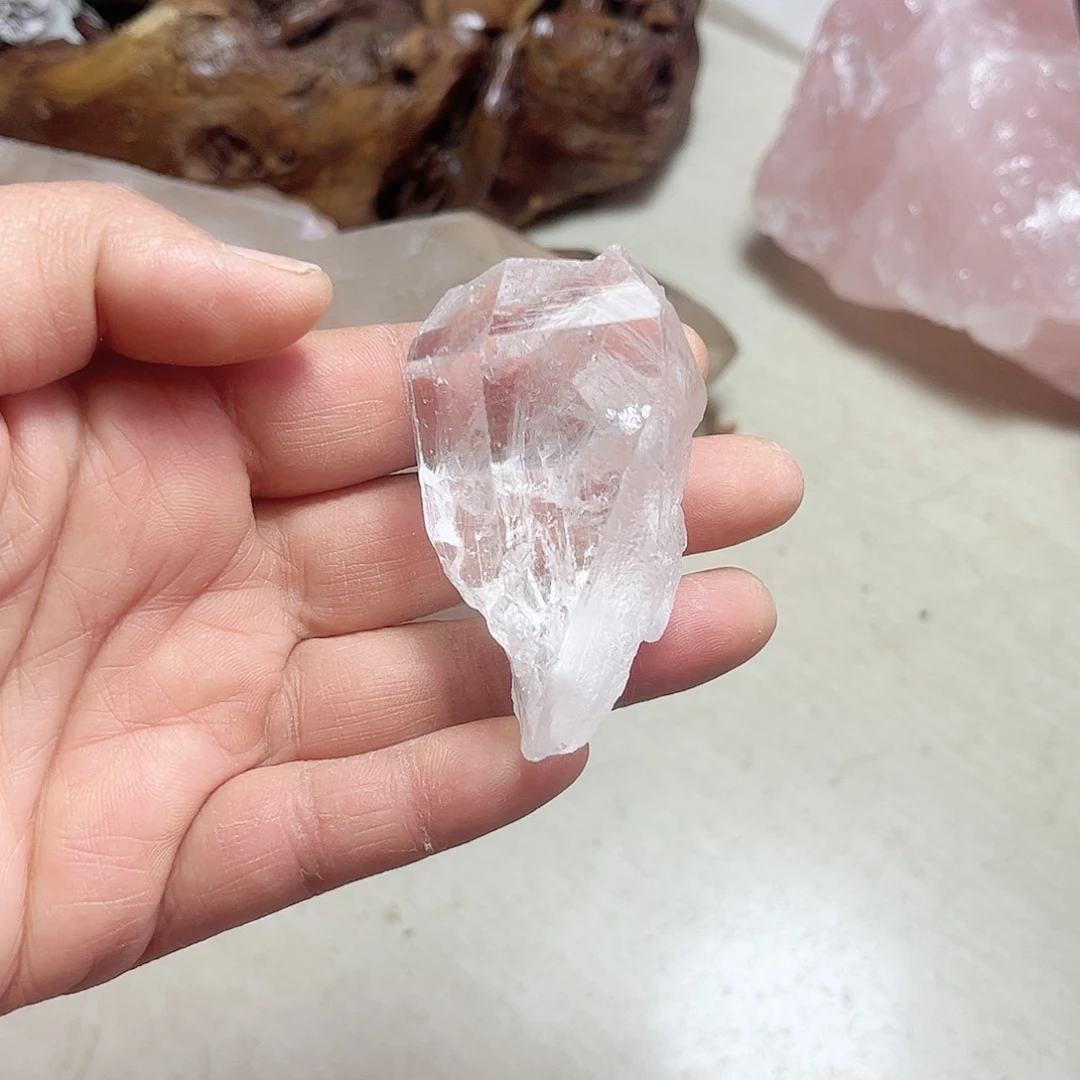 水晶天然水晶原石未镶嵌静**和