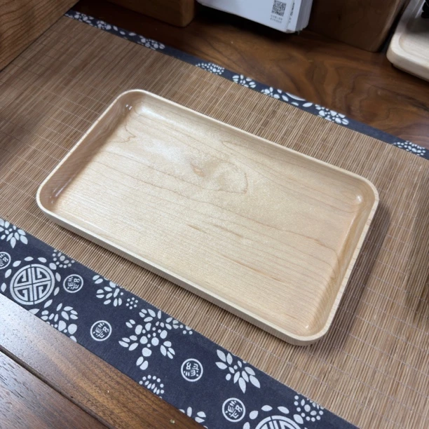 25 x 15 x 2.3北美硬枫木长方盘