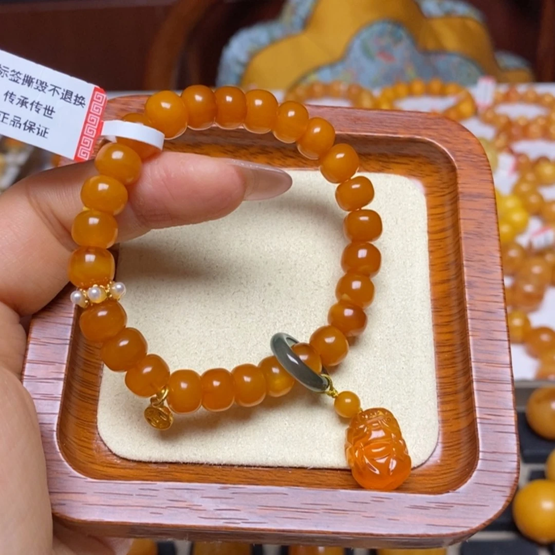【闪购商品】蜜蜡手链未镶嵌手串