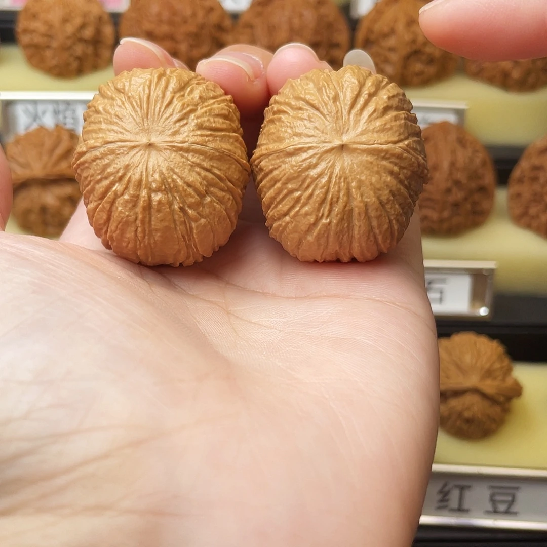 文玩核桃吊坠猴头元宝37尺