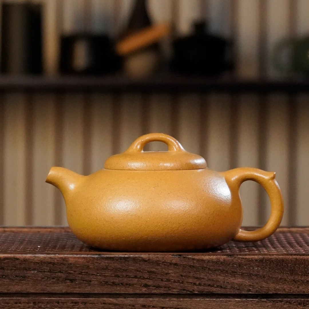 GS14-014  唐敏  宜兴手工紫砂   扁腹