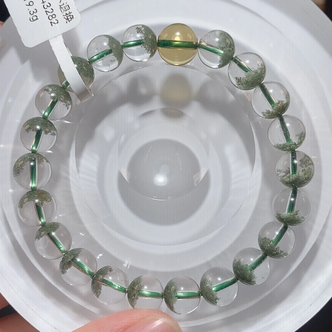 水晶手链未镶嵌F绿幽灵8.5