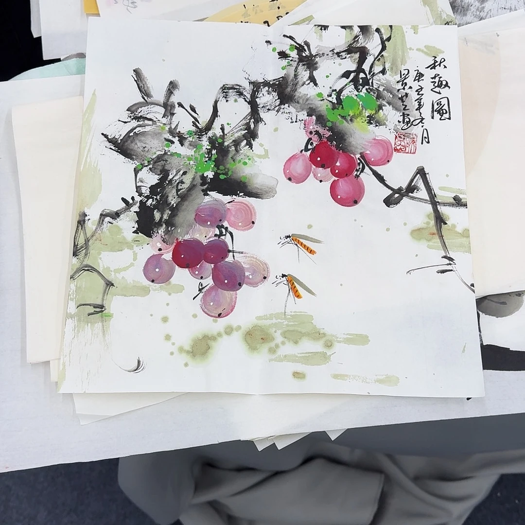 国画纯手绘作品欣赏