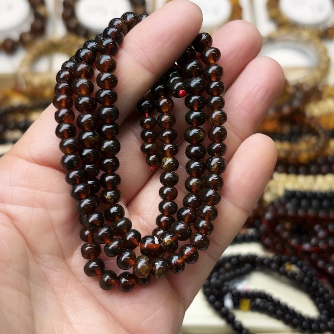 琥珀未镶嵌裸石六