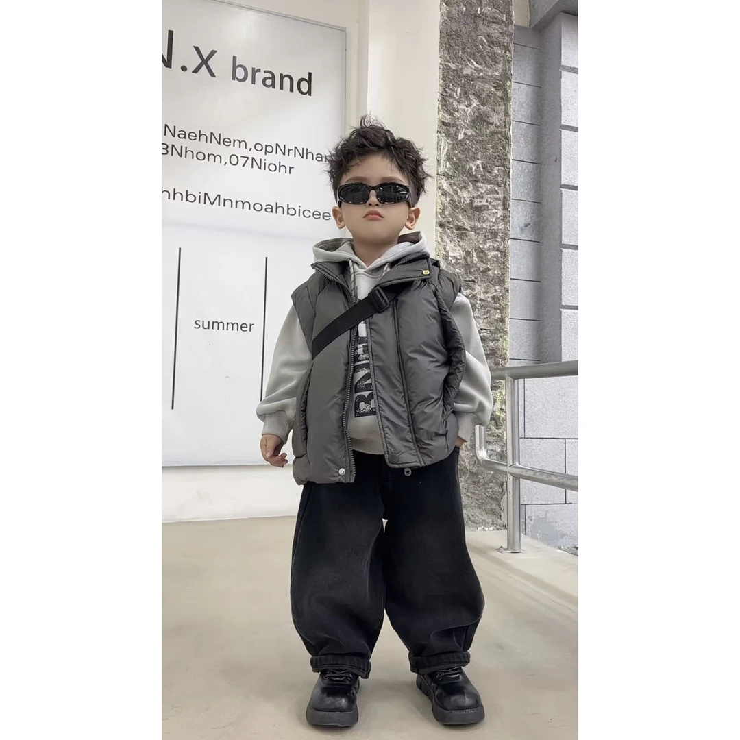 【棉逗熊品牌】男童韩版秋季休闲中大童百搭裤子-17273