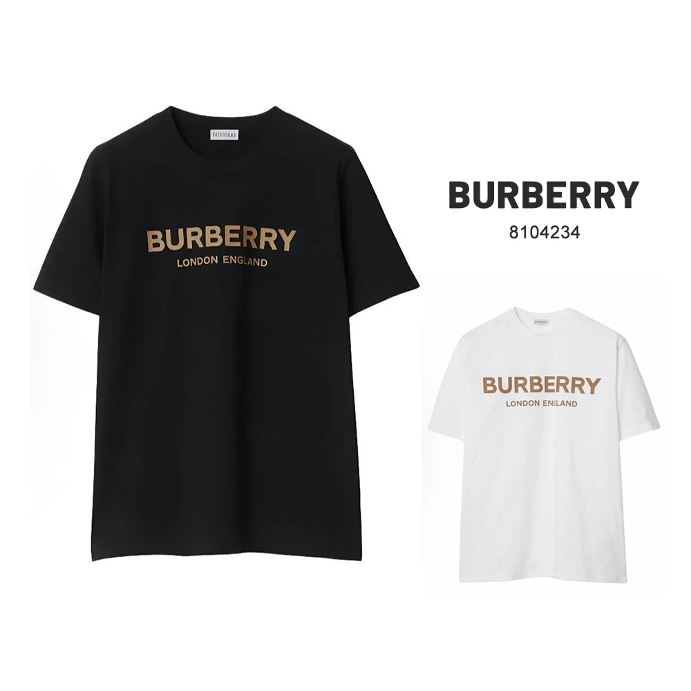 Burberry 博柏利 Logo字母印花圆领套头短袖 T恤 8104229/BCJ