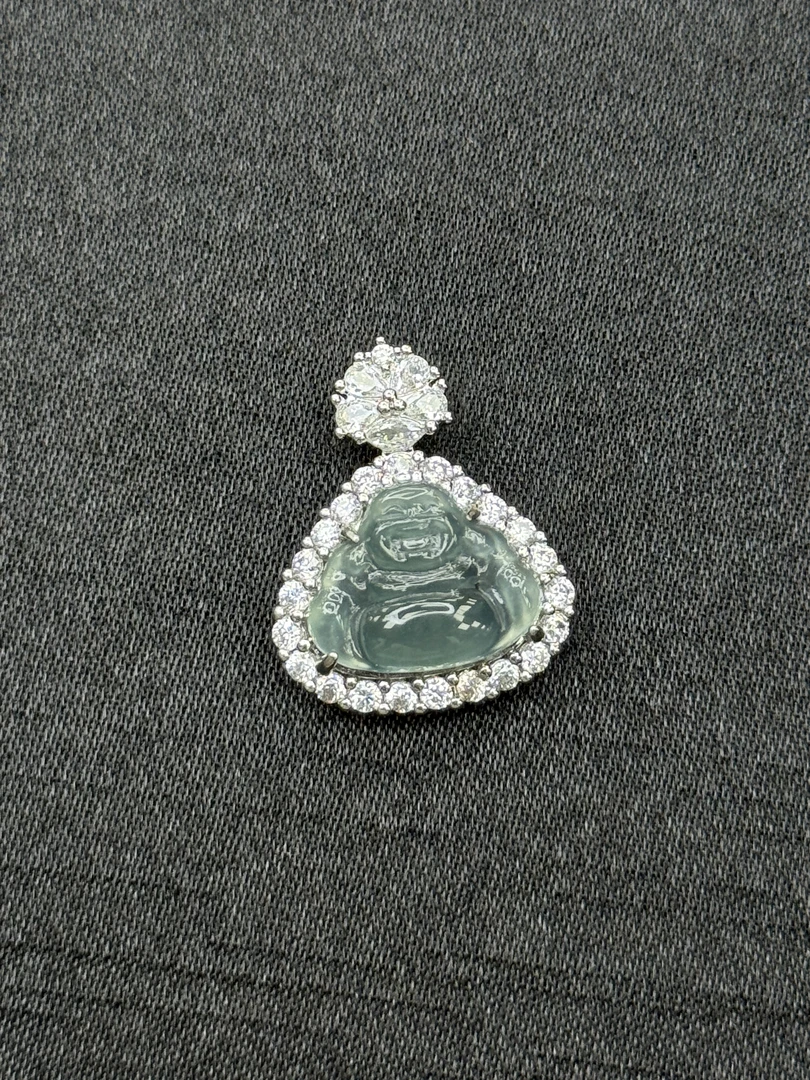 【鹏嘟嘟】 翡翠镶嵌佛公 MC-MC004