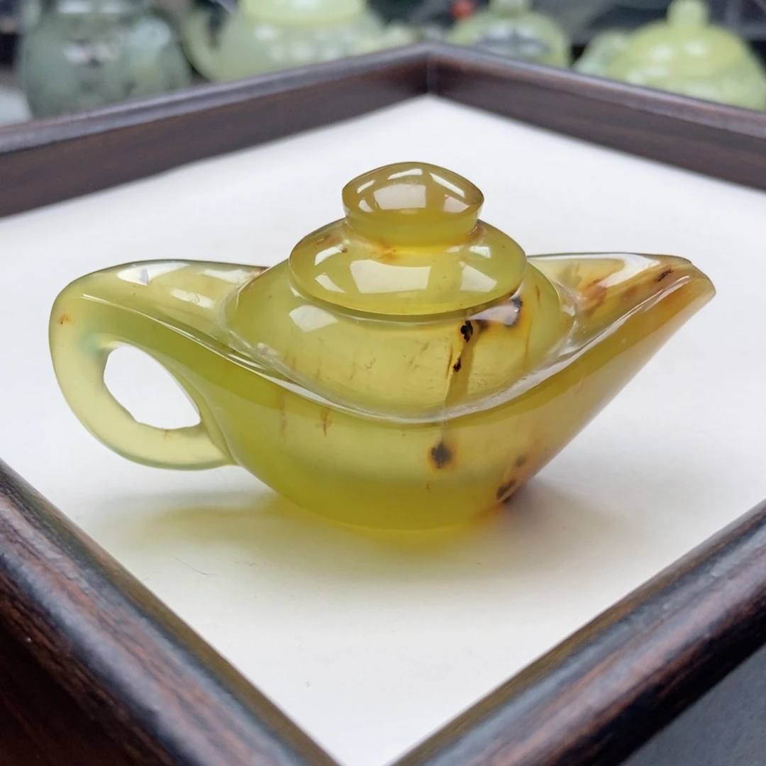 蛇纹石玉未镶嵌手把