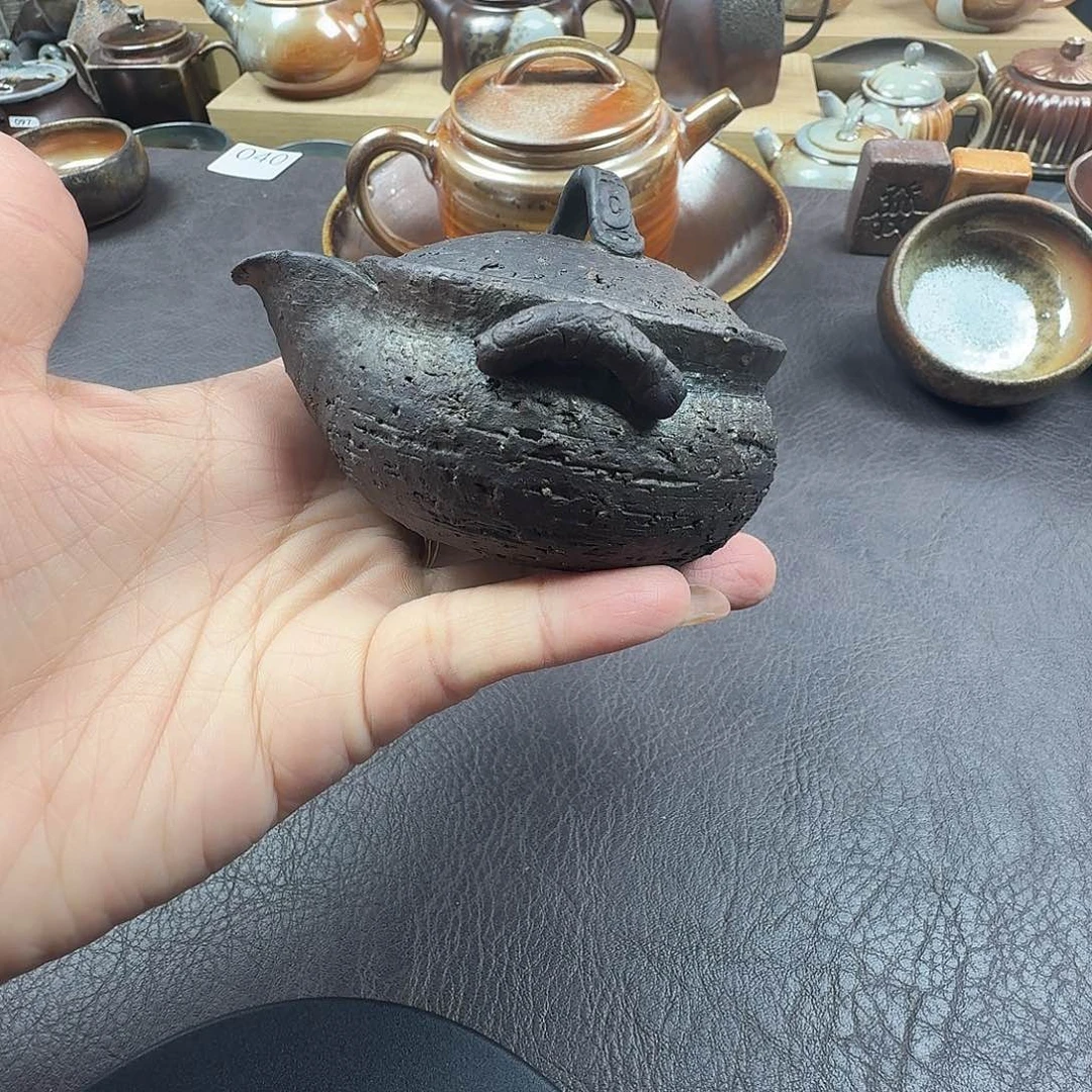 手工手作柴烧主人杯