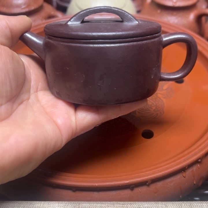 紫砂茶壶宜兴原矿石红