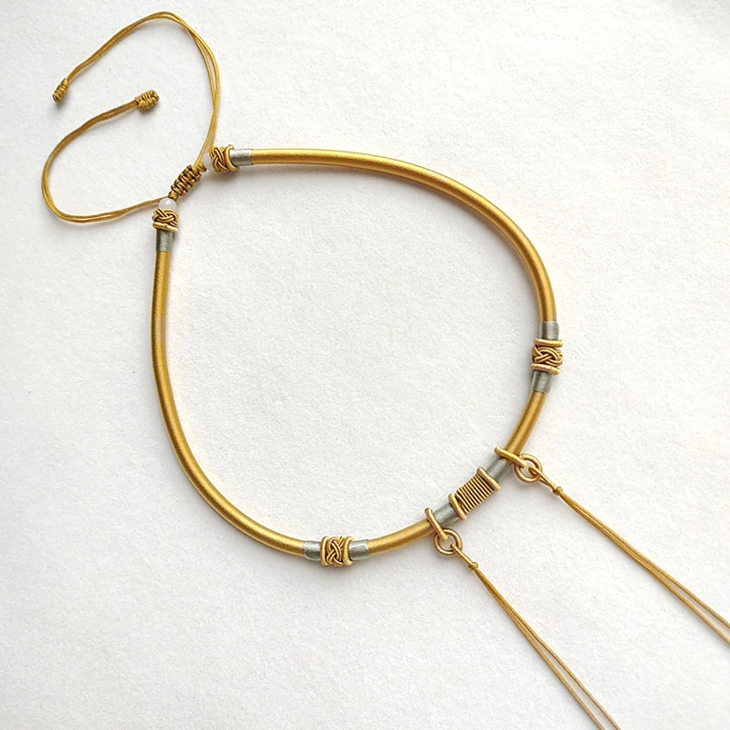 手工周岁金锁项圈百岁长命锁挂绳编绳吊坠挂绳成人不易变形双挂绳