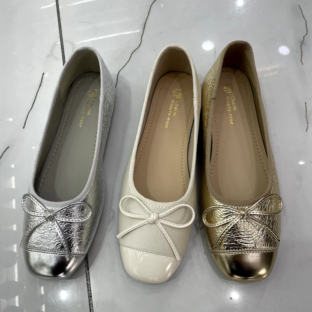 蝴蝶鞋单鞋单鞋内增高女鞋休闲尖头女士百搭软底浅口套脚