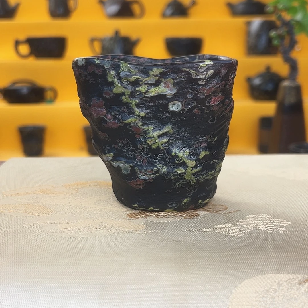蓉*安山玉一把玉壶茶杯