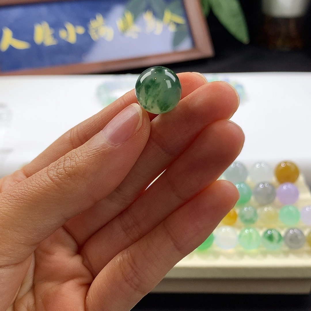 翡翠散珠翡翠珠子