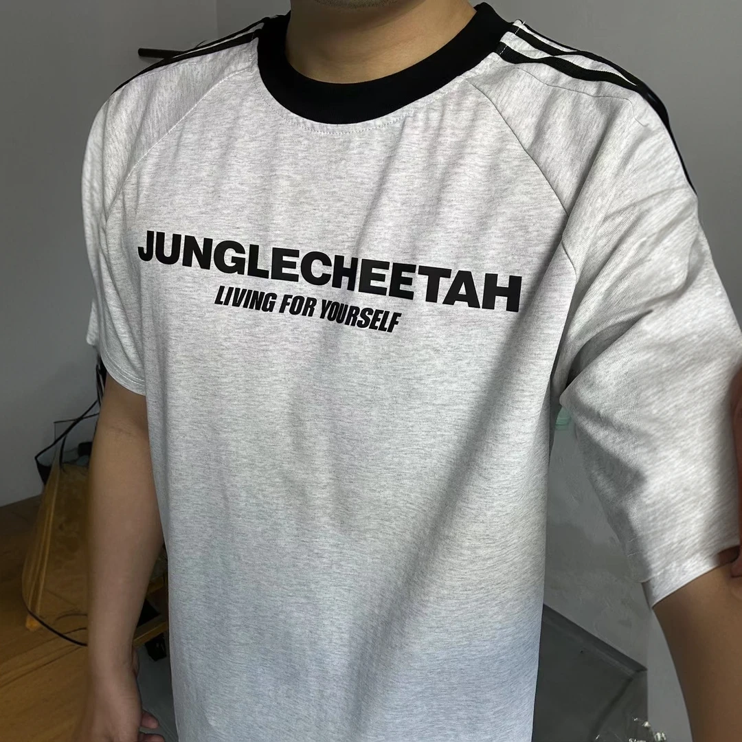 福利价 炸！炸！炸！ 潮牌短袖宽松版型男女t恤时尚运动休闲短袖微瑕