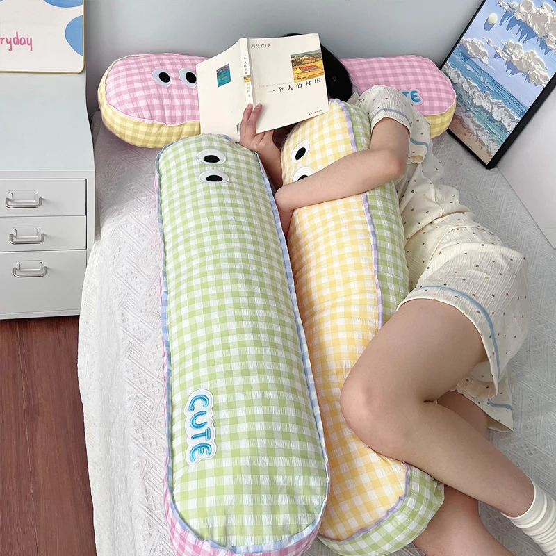 可爱长条抱枕床上侧睡夹腿枕头靠枕宿舍娃娃床头
