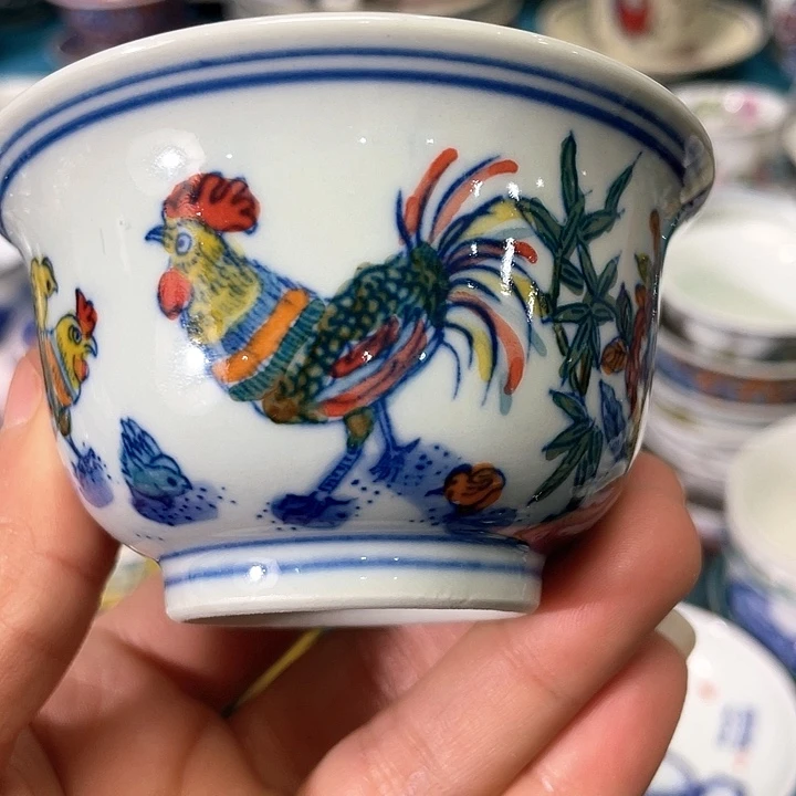 景德镇陶瓷主人杯1233