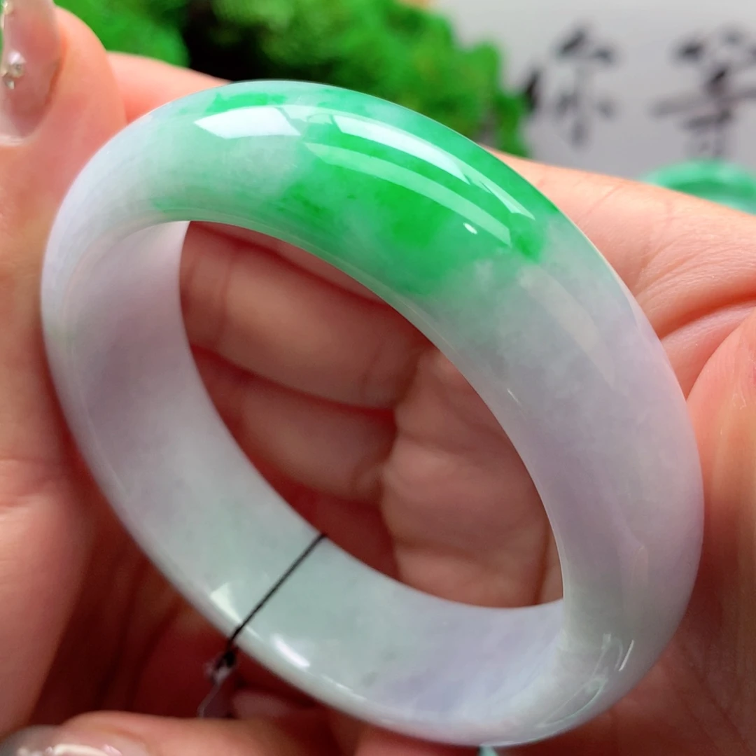 未镶嵌手镯翡翠缅甸58圈口