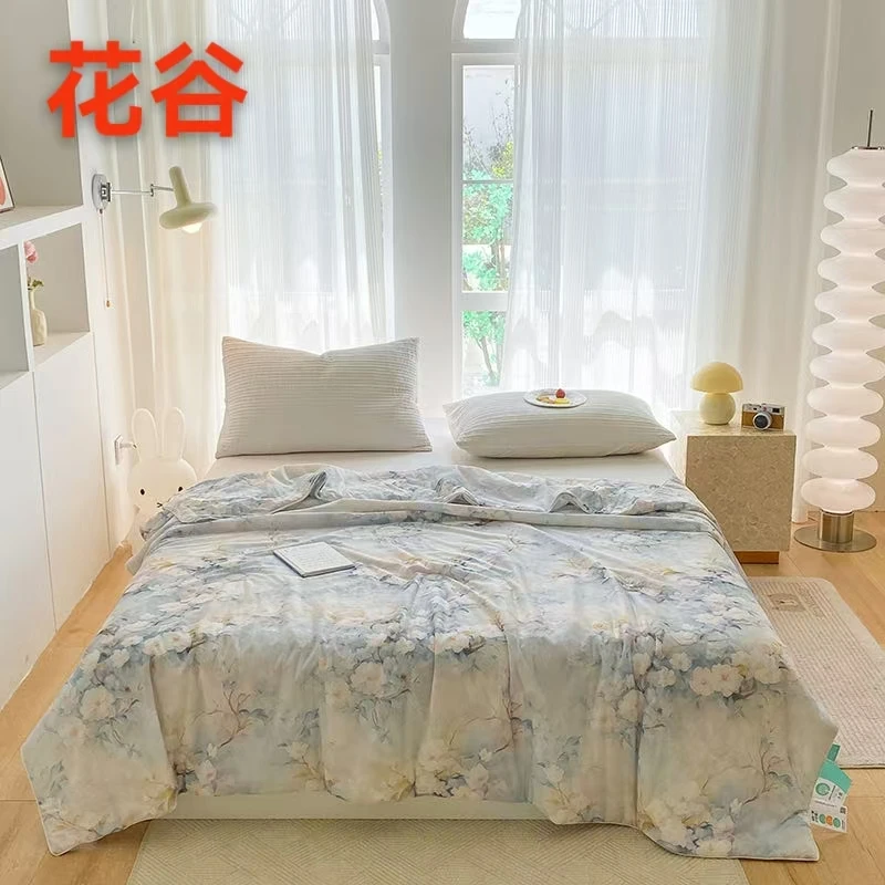PINCAI/品彩新款凉感丝印花夏凉被-XT03