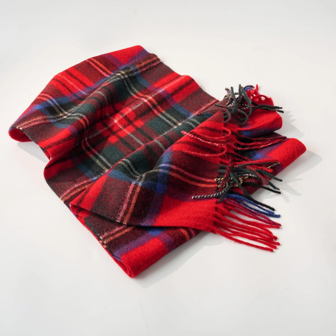 西子/时尚经典格纹流苏男女百搭围巾/SJRGH013