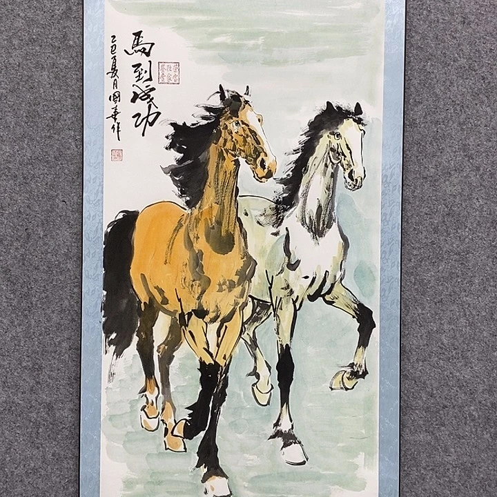 国画刘国华手绘作品1111