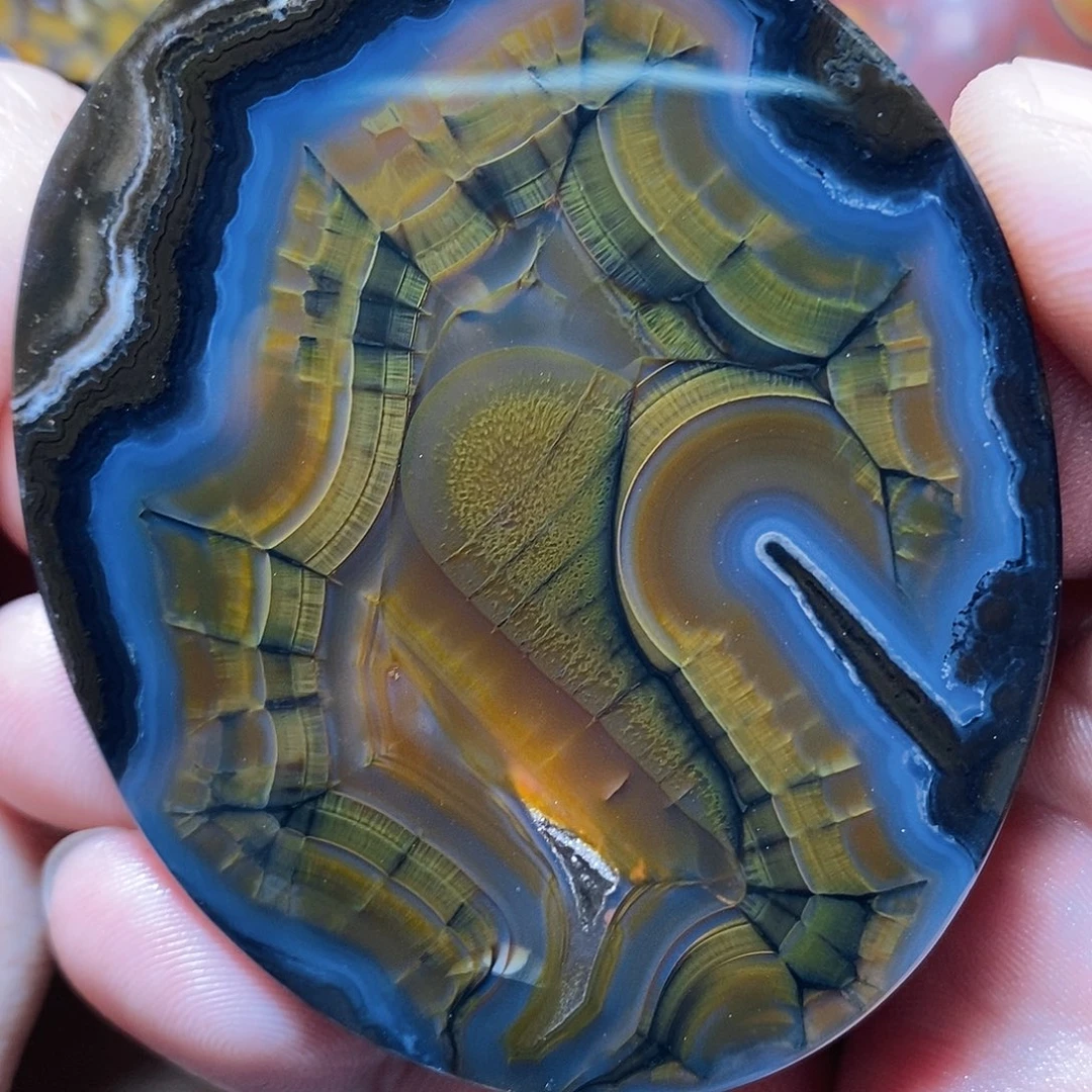 玛瑙/玉髓颈饰未镶嵌黑****滨