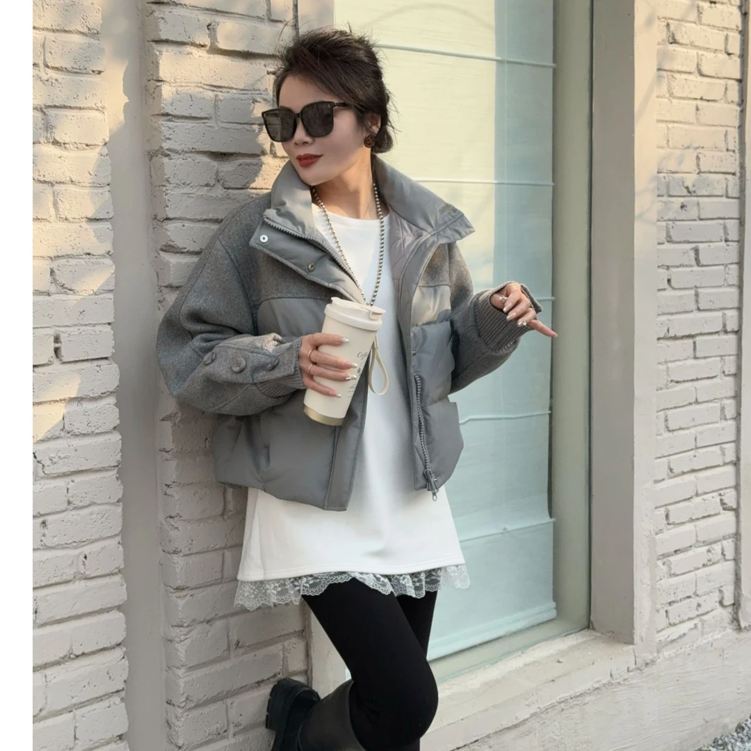 9609新款羽绒服时尚百搭显瘦