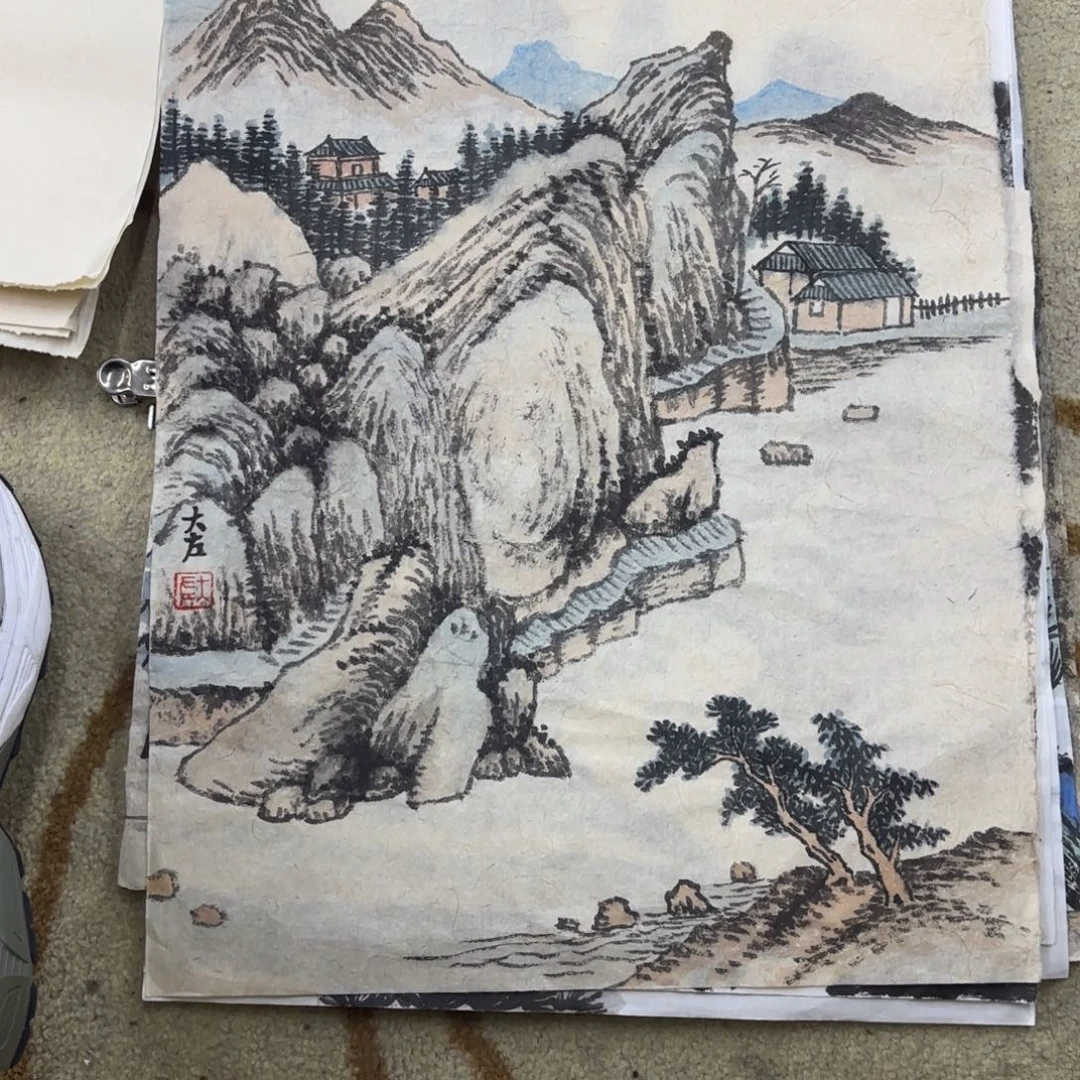 国画左庭强小品艺